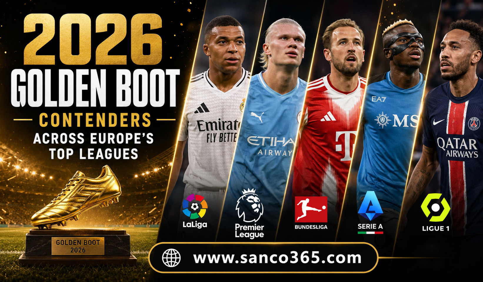 Golden Boot Contenders Across Europe’s Top Leagues