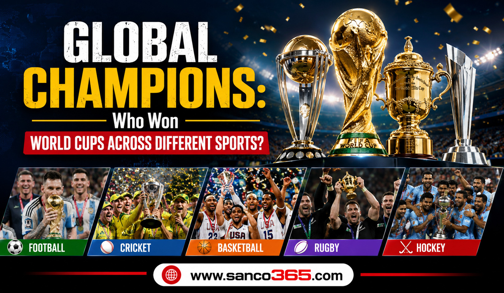 Global Champions: Who Won World Cups Across Different Sports?