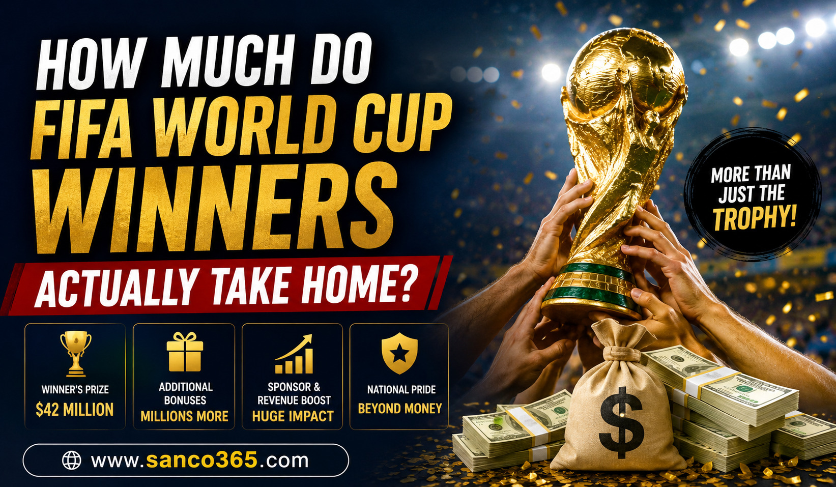 How Much Do FIFA World Cup Winners Actually Take Home?