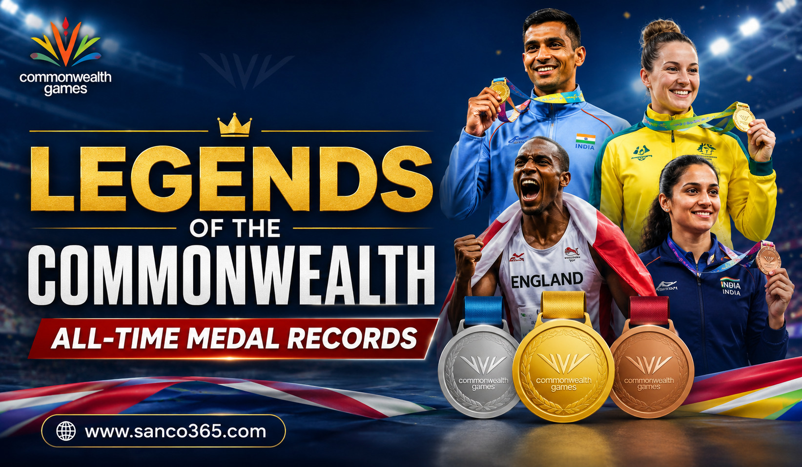 Legends of the Commonwealth: All-Time Medal Records