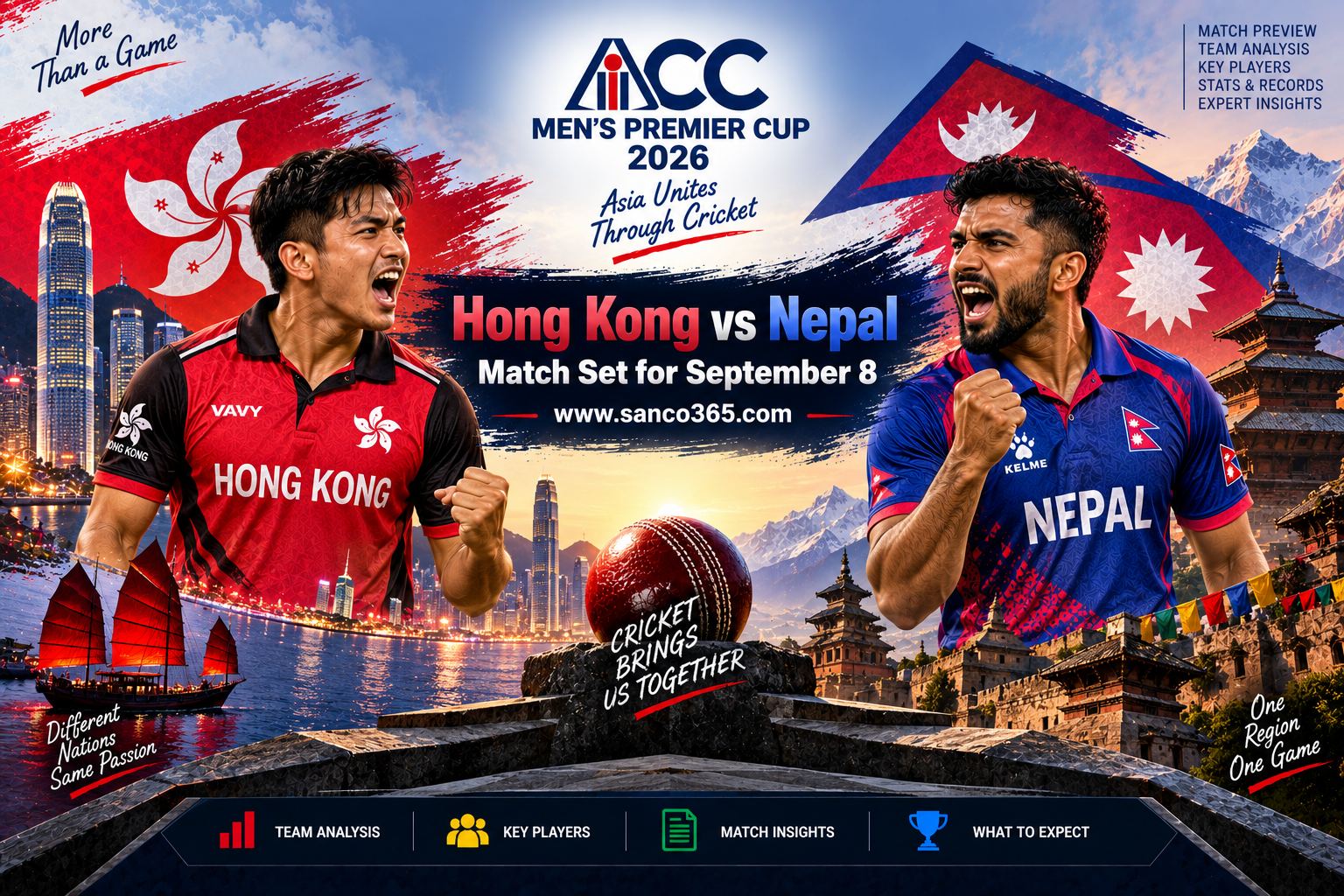 Hong Kong vs Nepal Match Set for September 8