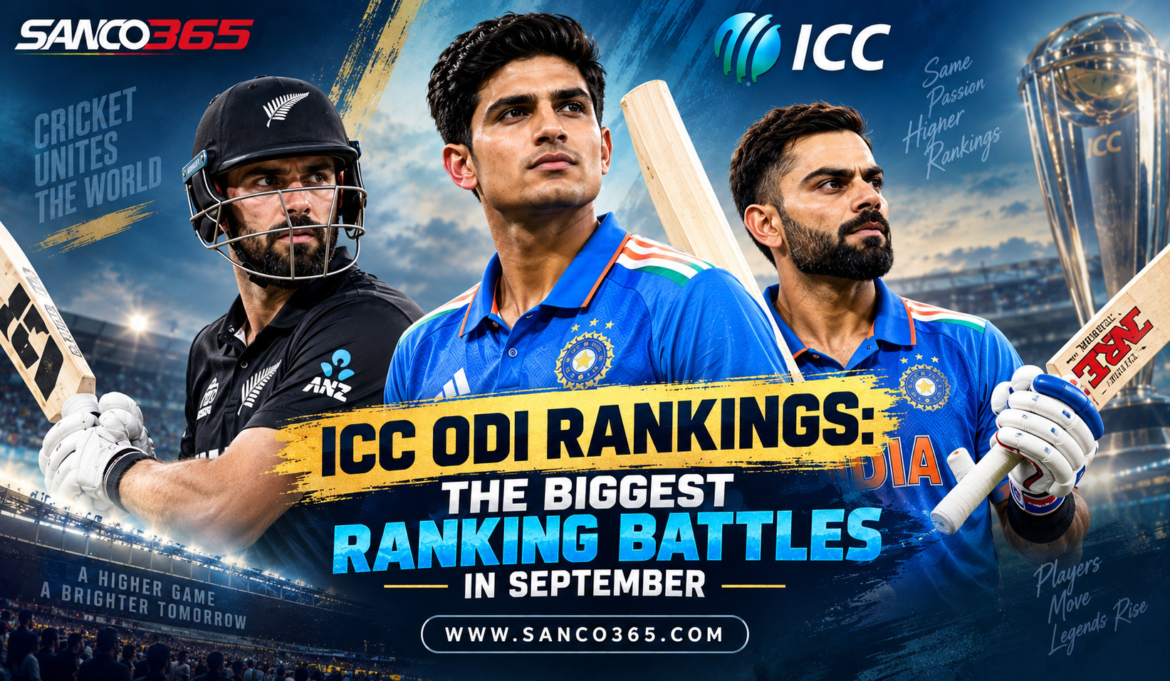 ICC ODI Rankings: The Biggest Ranking Battles in September