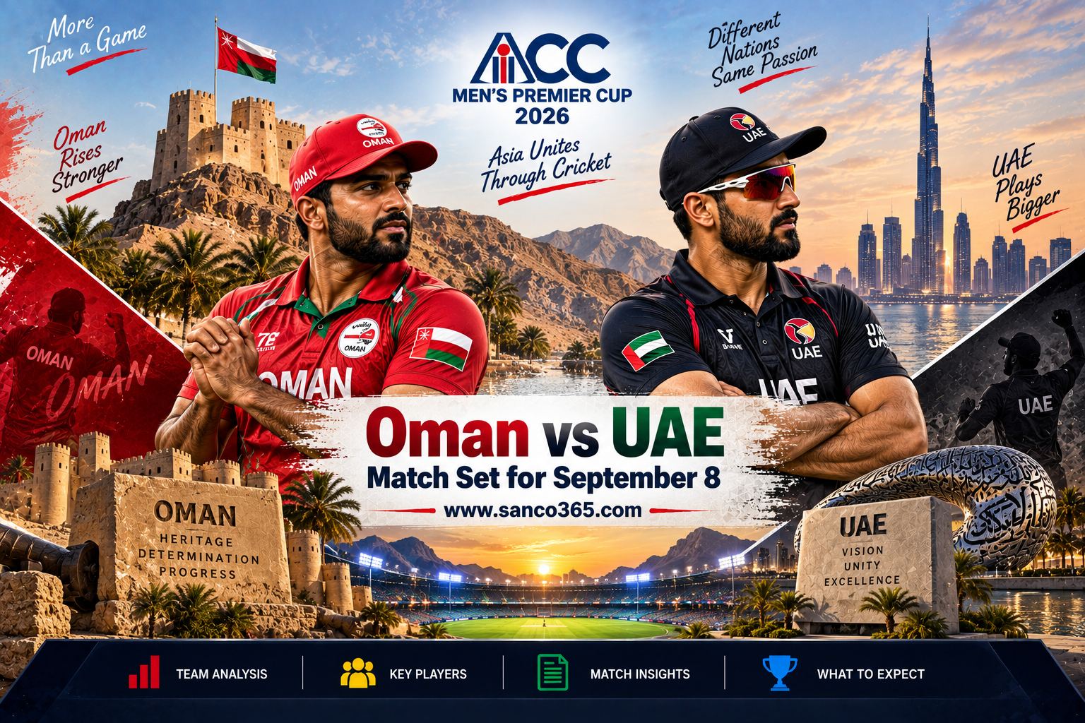 Oman vs UAE Match Set for September 8