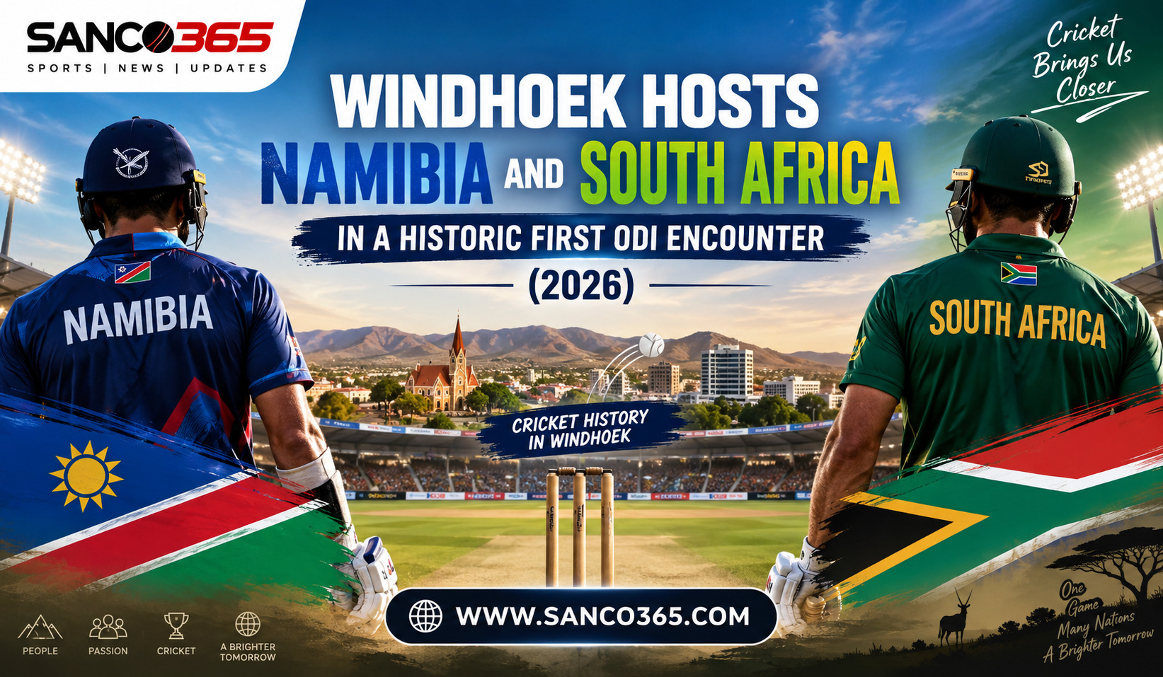 Windhoek Hosts Namibia and South Africa in a Historic First ODI Encounter (2026)