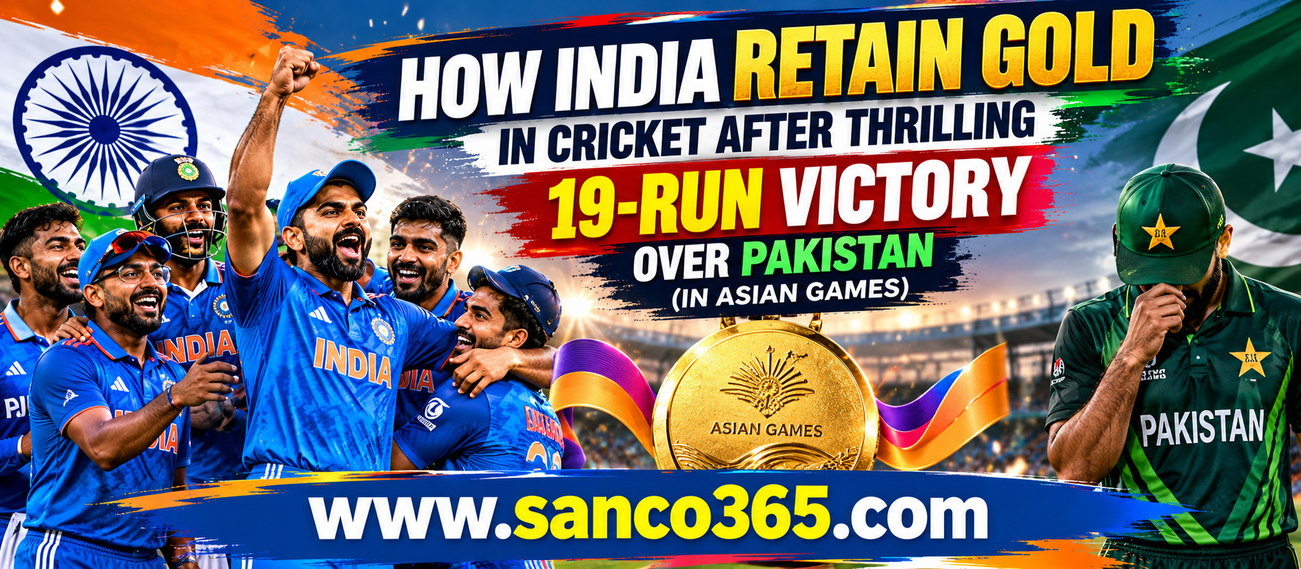 How India Retain Gold in Cricket After Thrilling 19-Run Victory Over Pakistan